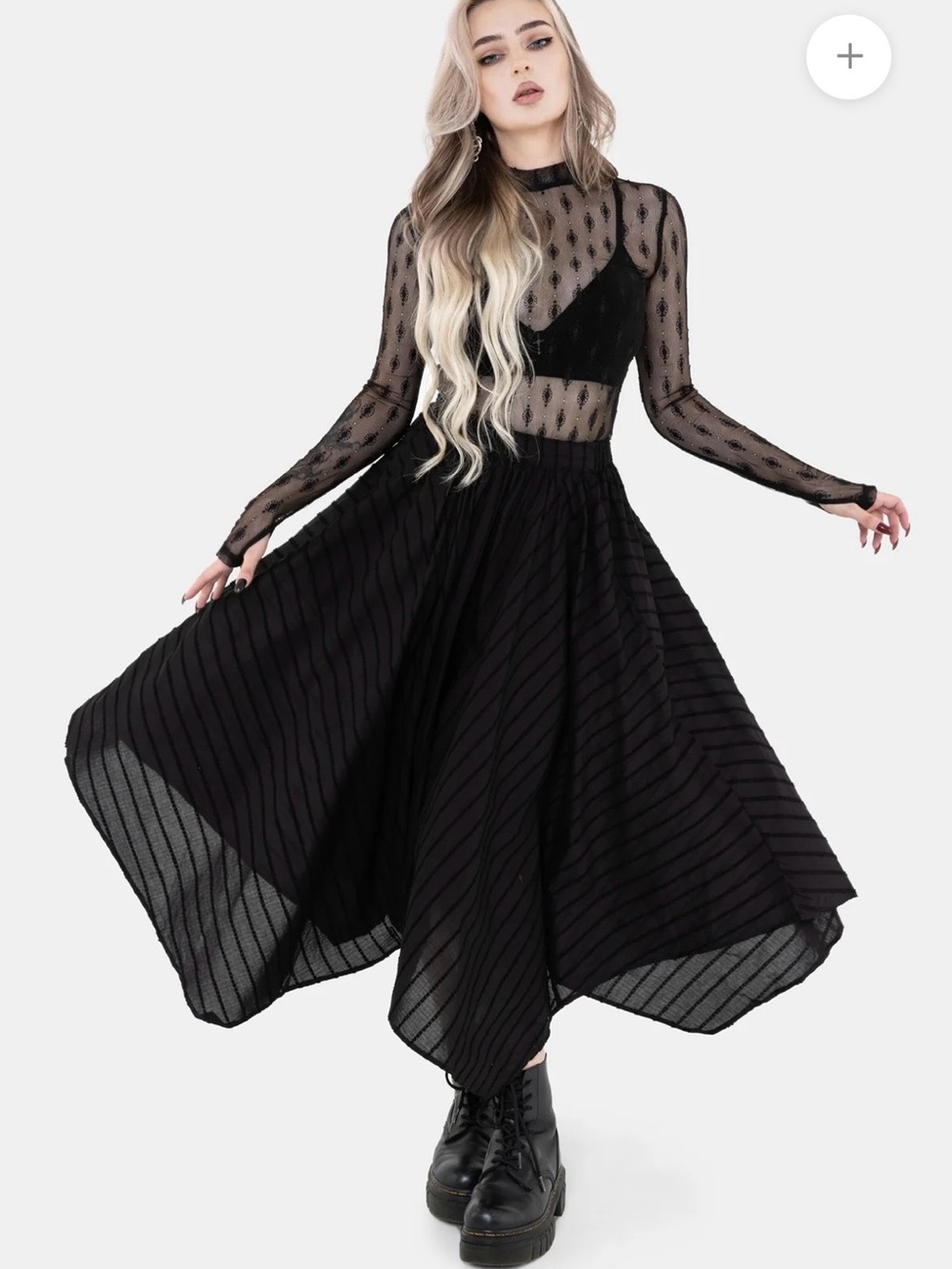Blythe Handkerchief Hem Midaxi Skirt